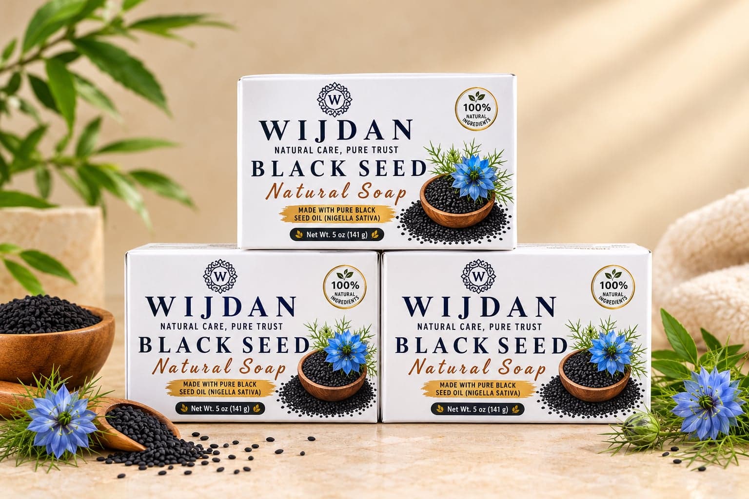 Black Seed Natural Soap by Wijdan Scents & Botanicals